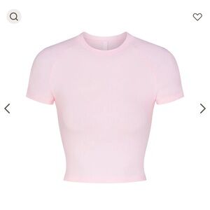 Skims cherry blossom cropped T